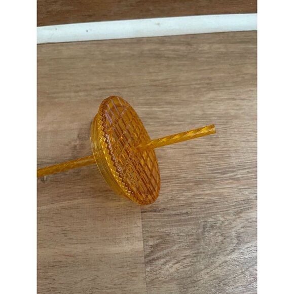 VHTF NWT Starbucks Orange Jeweled Tumbler With Straw 24 oz - Picture 7 of 7